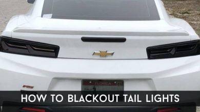 How to Blackout Tail Lights